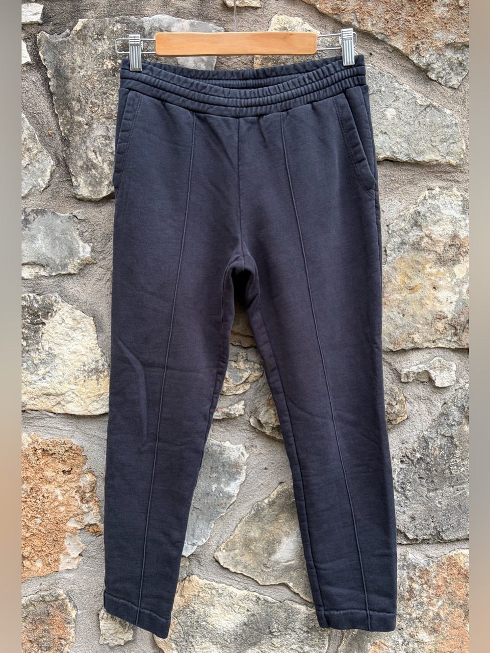 T by Alexander Wang Black Panel Seam Sweat Pant Jobbers XS sleek modern stylish